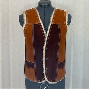 Pau Liz Genuine Leather Suede Vest
